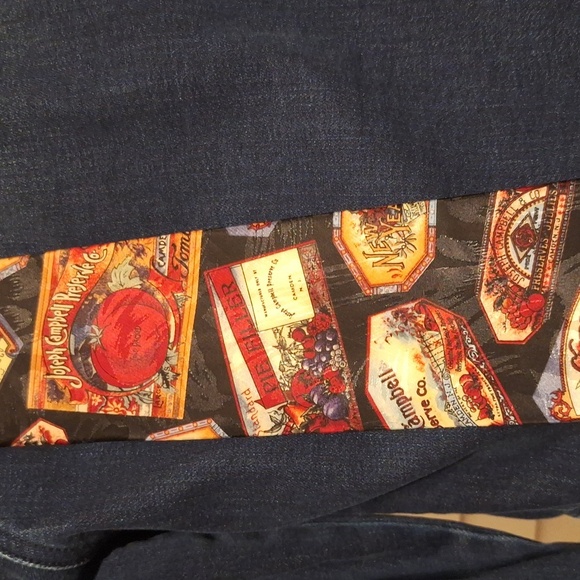 Campbell's Soup Vintage 1994 Tie excellent pre-loved condition - Picture 1 of 5
